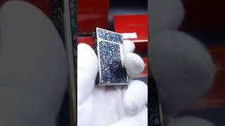 ST Dupont Ligne 2 Mother of Pearl & Black Lacquer Lighter display