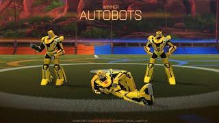 Showcasing All Bumblebee Celebration Emotes In Rocket League!!