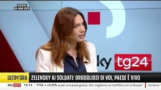 Vittoria Baldino ospite a Sky Tg24 - 24/02/2023