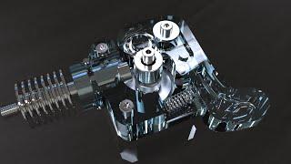 3D Printer Direct Drive extruder assembly for FDM 3D printers