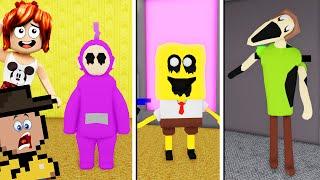 CRIS MINEGIRL me ajudou encontrar os NOVOS MORPHS (Roblox Backroom Morphs)