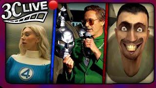 3C Live - Skibidi Toilet Movie A Lie, Avengers Doomsday Leaks, New Fantastic 4 Footage