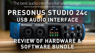 PRESONUS STUDIO 24c Review of Audio Interface & Software