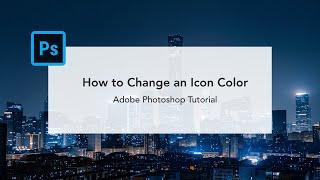 How to change color of svg icons in Photoshop