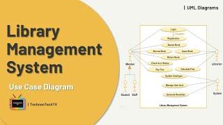 How to Draw Use Case Diagram for library Management System?