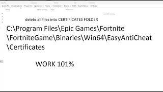 FORTNITE ERROR 0XC0000142 101% dwmapi error untrusted worked