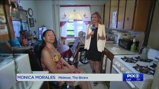 Disabled woman asks PIX11 for help getting home repairs in Bronx NYCHA apartment