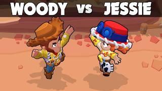 Woody vs Jessie ⭐ Brawl Stars X Toy Story