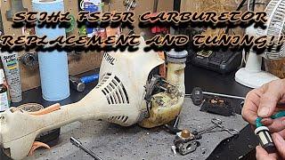 Stihl FS55R HIPA Carburetor Swap and 2 Stroke Tuning!!