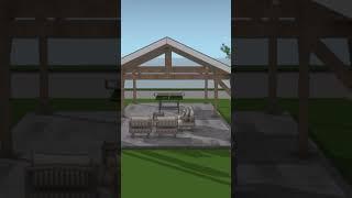 16x32 Large Pavilion Plans #gazebo #diy #pavilion #pergola