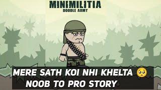 Mini Militia Noob To Pro Story #Shorts Respect Every Players#minimilitia