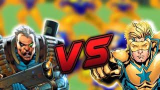 Cable Vs Booster Gold (Marvel vs DC comics) fight only