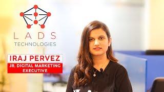 Jr. Digital Marketing Exectuive Iraj Pervez | The Invading Team | Lads Technologies