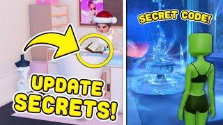 10 HIDDEN SECRETS in the NEW UPDATE in Dress to Impress! DTI on Roblox