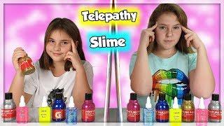 TWIN TELEPATHY SLIME CHALLENGE !