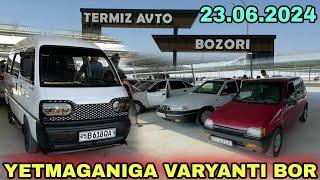 TERMIZ MOSHIN BOZORI DAMAZ SPARK MATIZ TIKO NARXLARI 23.06.2024