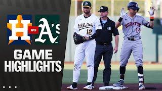Astros vs. A's Game Highlights (6/16/25) | MLB Highlights