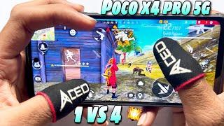 poco x4 pro 5g power in free fire 4 grandmaster player I did knock down बार बार in full map ranked