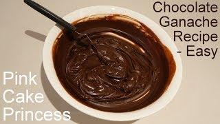 Chocolate Ganache Recipe - Easy Ganache How to by Pink Cake Princess