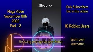 Guessing your age by your cool and best Roblox Avatar | Mega-2