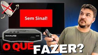 TV Sem Sinal? Como Resolver Problemas MidiaBox B7 na Nova Parabólica 