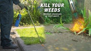 Get Rid Of Weeds Without Chemicals! | The Tradeflame Weed Burner
