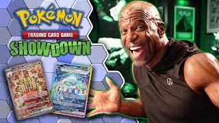 Pokemon TCG: Terry Crews Masters Hydrapple's Syrup Storm! | Stellar Crown Showdown