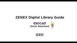 [IZEN IMPLANT] ZENEX exocad stock abutment