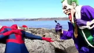 Spiderman & Pink Spidergirl Mermaid vs Maleficent & Joker w/ Frozen Elsa & Doctor! Funny Superheroes