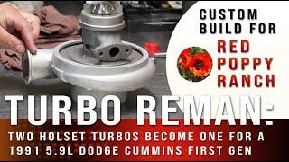 Area Diesel's Custom Holset Reman Turbo Upgrade for Red Poppy Ranch First Gen Dodge 5.9L Cummins