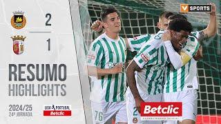 Resumo: Rio Ave 2-1 Braga (Liga 24/25 #24)