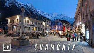 Chamonix Mont Blanc  | Cosy Evening Walk With Epic Views of The Mont Blanc in France 4K