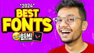 Best Fonts for Thumbnails ! BGMI, Valorant, Meme Reviews, Esports Posters