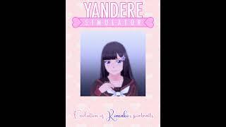 The evolution portrait of Komako Funakoshi | Yandere Simulator #shorts  #short