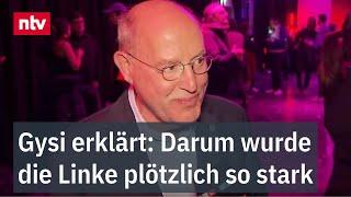 Gysi erklärt: Darum wurde die Linke plötzlich so stark - Binnen Wochen fast verdreifacht