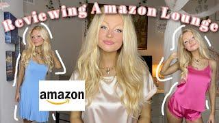 Reviewing Cute and Girly Amazon Loungewear!  TRY ON HAUL