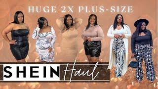 HUGE! SHEIN 2X Plus-Size Try-on Haul Under $25 // Affordable Size 16 Plus Size & Curvy Haul 2022