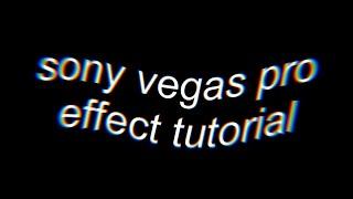 sony vegas pro effect tutorial #6 | wave text