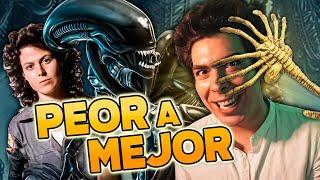 Las 9 PELICULAS DE ALIEN de PEOR a MEJOR