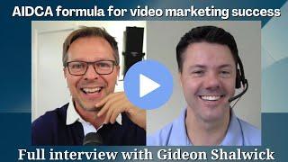 Video marketing excellence and motivational business lessons: Interview with Gideon Shalwick