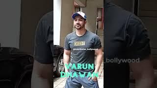 #varundhawan happily poses with fans outside gym | #shorts | @KaunBolaaBollywood