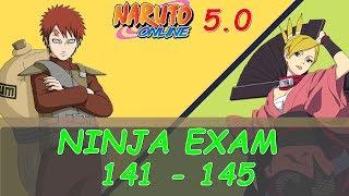 Naruto Online 5.0: Ninja Exam 141 - 145 | Wind Main (Breeze Dancer)