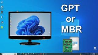 How to find out which disk on a PC is GPT or MBRHow to convert a disk GPT️MBR or MBR️GPT 