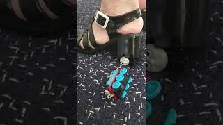 Charlotte's Custom Video Teaser 4: Thomas The Tank Engine Train Crush in Heeled Jelly Shoes