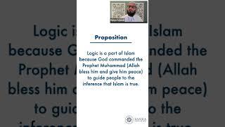 Logic is a part of Islam #Shorts