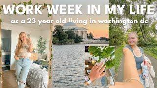 WORK WEEK IN MY LIFE ️ 9-5 job, exploring dc, groceries, new recipe, amazon haul | Charlotte Pratt