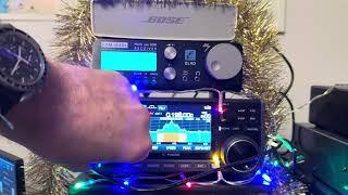 The diminishing, but still wonderful sounds of Christmas Eve on longwave, using the Icom IC-R8600