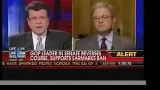 Oklahoma US Senator Tom Coburn on Fox News talking about Banning Earmark