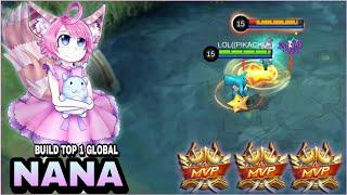 NANA BEST BUILD 2022 | INSANE DAMAGE | BUILD TOP 1 GLOBAL NANA | MLBB