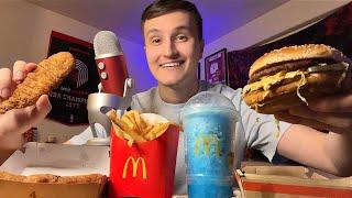 ASMR EATING MY FAVORITE MCDONALD’S FOODS  (mukbang)